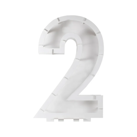 Suport baloane mozaic cifra 2 - imagine 7